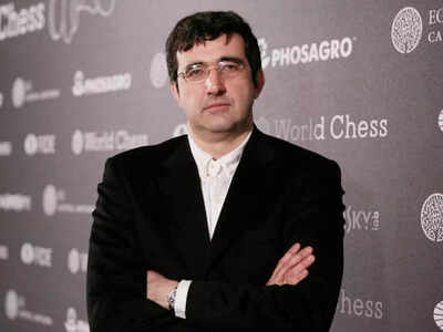 Vladimir Kramnik in deep thought.