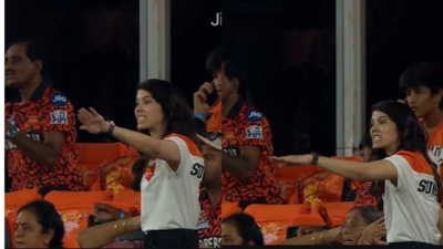 Kavya Maran's expressive reaction at an IPL match