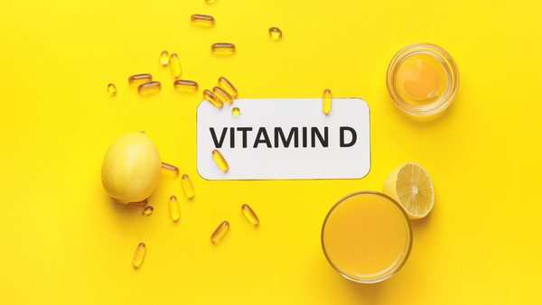 Vitamin D supplement capsules.